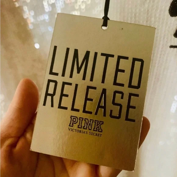 Victoria’s Secret Pink Limited Release Full Sequin Crewneck Sweater- Medium - Picture 13 of 14